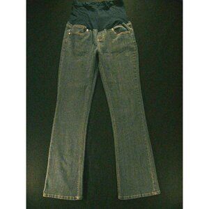 BELLA VIDA Maternity Jeggings Jeans 33 x 33 MEASURED Tag XL Blue Denim Stretch